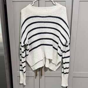 C&C California navy striped sweater M